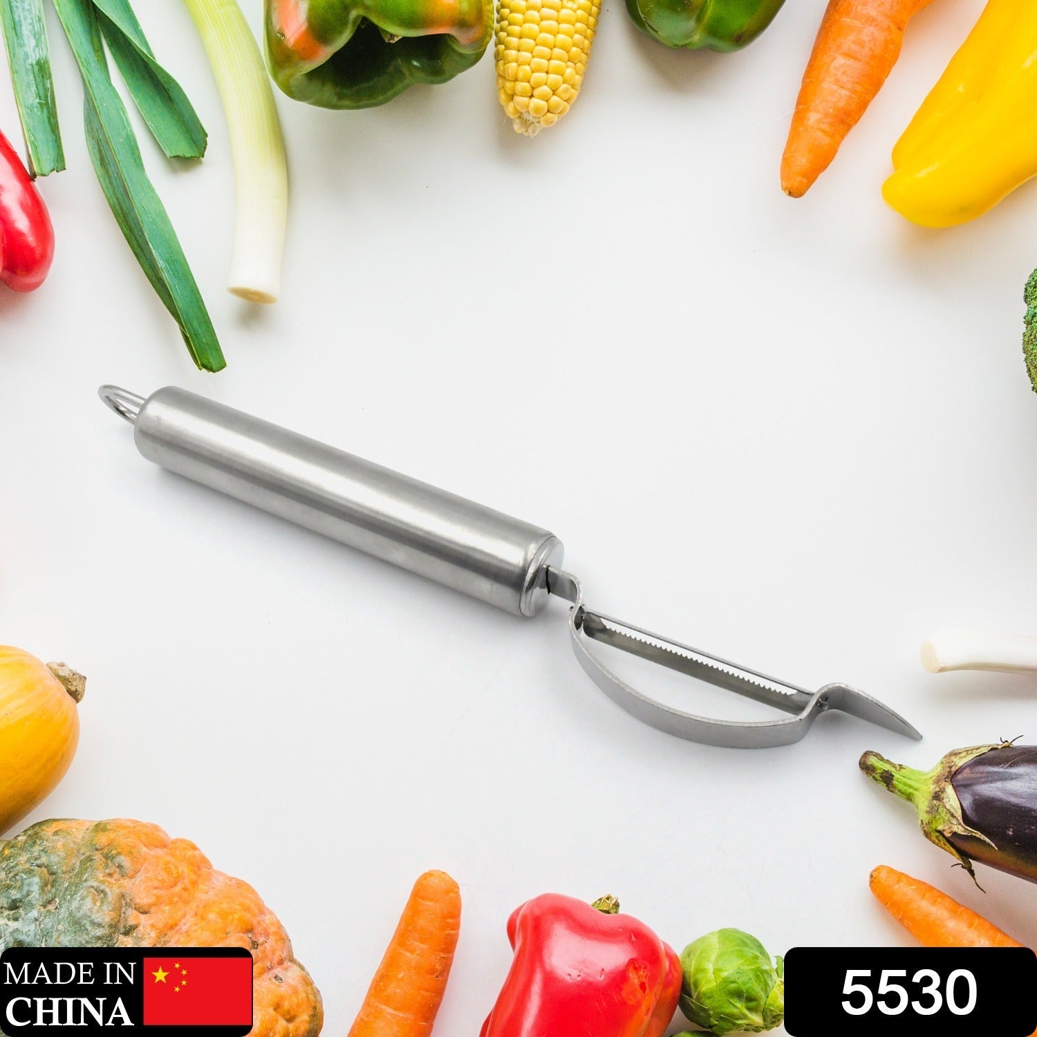5530 Kitchen Vegetable Peeler, Fruit Peeler, Ergonomic Handle Safe and Easy to Use for Potatoes,Apples,Pears Tomatoes,Carrots,Cucumbers Kitchen Accessory, Kitchen Gadgets (1 Pc) 5530 Kitchen Vegetable Peeler, Fruit Peeler, Ergonomic Handle Safe and Easy to Use for Potatoes,Apples,Pears Tomatoes,Carrots,Cucumbers Kitchen Accessory, Kitchen Gadgets (1 Pc)